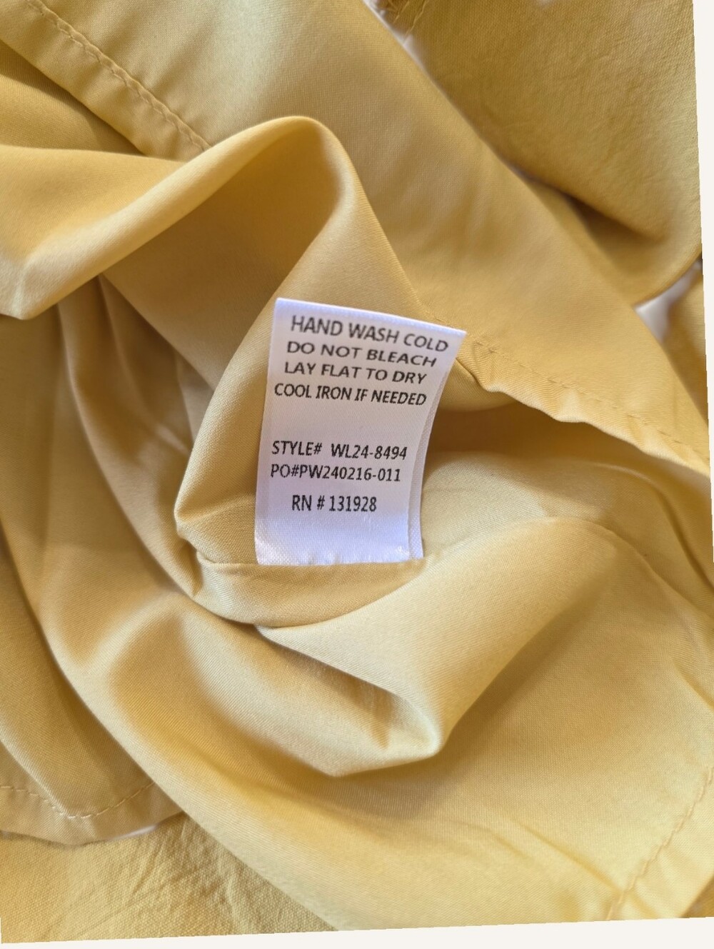 NWT Wishlist Apparel Sky Blue Butter Yellow Colorblock Cotton Maxi Dress Small - Picture 9 of 10